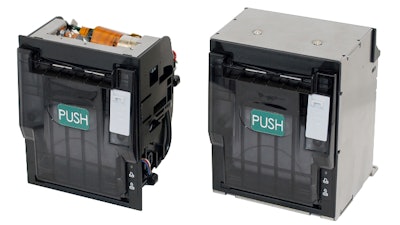 The new panel-mount thermal printer subassembly from Fujitsu Components America.