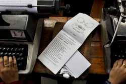 In this Jan. 17, 2017 photo, Indian students practice at a local typewriting school in New Delhi, India.