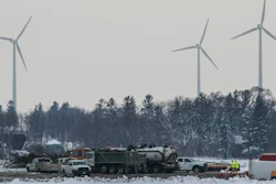 Crews work Thursday, Jan. 26, 2017, to clean up a diesel fuel spill after a pipeline owned by Magellan Midstream Partners broke at about 8 a.m. near Hanlontown, Iowa on Wednesday.