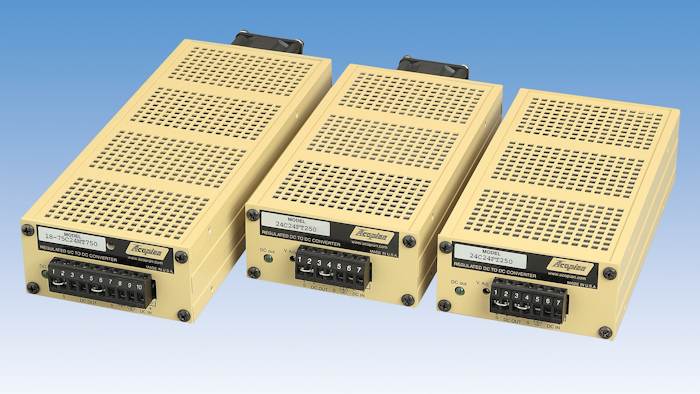 The Narrow Profile DC-DC Regulated Power Supply Series from Acopian.