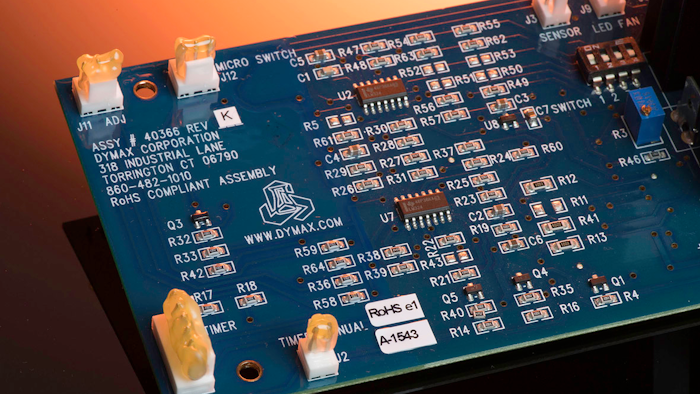 SpeedMask 9-7001 is a light-curable maskant from Dymax designed for protecting connectors and board-level areas.