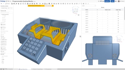 Unlike traditional desktop-installed CAD systems that force users to work in only one mode at a time, Onshape shows all representations in one simultaneous view.