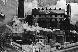 In this September 1980 file photo, a Jones and Laughlin Steel Corp. coke plant is wreathed in smoke and steam in Struthers, Ohio. Republican Ohio Gov. John Kasich has made it his mission to send Ohio's 'Rust Belt' label to the scrap heap of history, but it's been repeated and entrenched over more than 30 years since the steel industry's devastation in the 1970s and 1980s by foreign competition and environmental regulation, leaving behind abandoned, rusting mills and unemployment.