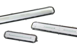 Appleton's new FELED Series of non-metallic, explosion-proof linear LED luminaires.