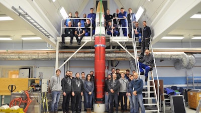 Payload of the sounding rocket and all those involved in the undertaking, among them scientists of the MAIUS-1 project, employees of the German Aerospace Center, and employees of the Esrange rocket launch site.