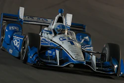 Simon Pagenaud participates in pre-season testing at Phoenix International Raceway behind the wheel of his No 1 PPG DallaraChevrolet IndyCar.