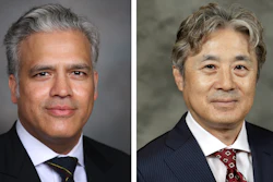 Suheb Haq (left) of General Motors will serve as the first president of Fuel Cell System Manufacturing, and Tomomi Kosaka of Honda will be the new company’s vice president.