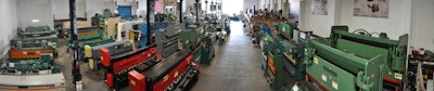 The Fabricating and Large Machinery Showroom at Sterling Machinery in South El Monte, CA.