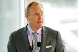 FILE - In this Oct. 19, 2015 file photo, Pat Shanahan, senior vice president of Airplane Programs for Boeing Commercial Airplanes, speaks at Boeing Field in Seattle. The White House announced nominees for six senior Pentagon jobs on Thursday, March 16, 2017, including Shanahan for deputy secretary of defense, in its most significant step toward surrounding Defense Secretary Jim Mattis with Trump administration picks.