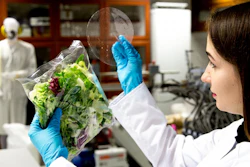 Antimicrobial biodegradable packages keep food fresh.