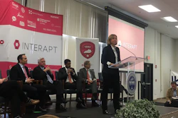 Head of the Office of the CTO, Megan Smith, speaks at the event in Kentucky.