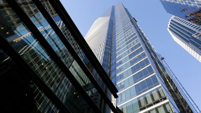 This Sept. 26, 2016 file photo shows the Millennium Tower in San Francisco. The 58-story tower has gained notoriety in recent months as the leaning tower of San Francisco. Lawyers for San Francisco's Millennium Tower homeowners association will hold a news conference Wednesday, March 29, 2017, to announce a lawsuit filed on behalf of their clients.