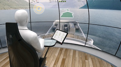 The Rolls-Royce land-based control center concept.