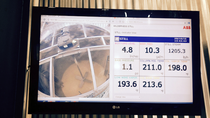Operators can manage the level of the beer well with a video image combined with still operation variables from the Ethernet connection.