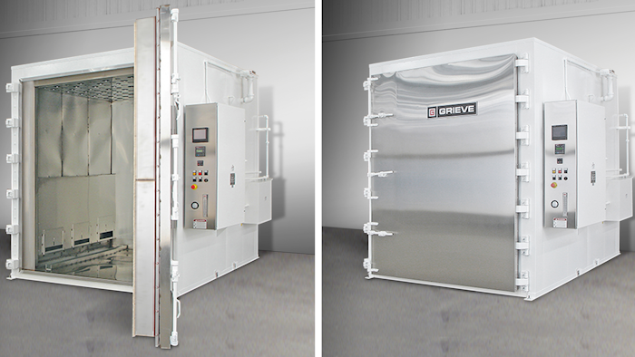 The No. 1038 from Grieve is a 500°F inert atmosphere walk-in oven.