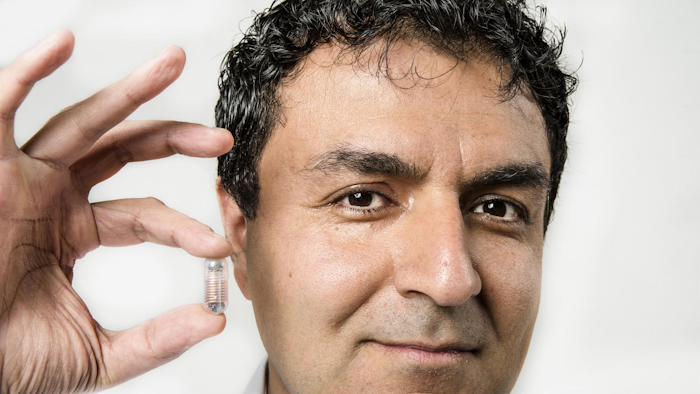 Professor Kourosh Kalantar-zadeh, leader of the research team behind the ingestible smart capsule.