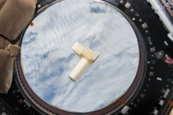 Engineer Andy Filo designed a 3D printed device that allows astronauts to launch tiny satellites about the size of a postage stamp.