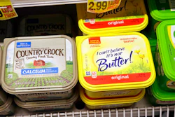 Containers of I Can't Believe It's Not Butter and Country Crock spreads appear on display in a grocery store cooler, Thursday, April 6, 2017, in Bellevue, Wash. Margarine's fortunes seem to be taking another sad turn, with the owner of the products looking for someone to take the brands off its hands. Consumer products heavyweight Unilever said it's seeking to unload its spreads business that has suffered from soft sales in the United States and other developed markets.