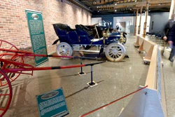 The renovated Durant-Dort Factory One carriage works has space for public meeting facilities, the Kettering University archives and offices. General Motors unveiled the renovation and repurposing done to the original factory that gave rise to the automaking giant during a ceremony Monday, May 1, 2017, in Flint, Mich.