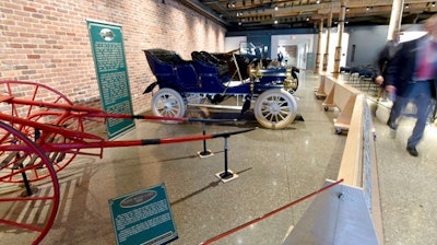 The renovated Durant-Dort Factory One carriage works has space for public meeting facilities, the Kettering University archives and offices. General Motors unveiled the renovation and repurposing done to the original factory that gave rise to the automaking giant during a ceremony Monday, May 1, 2017, in Flint, Mich.