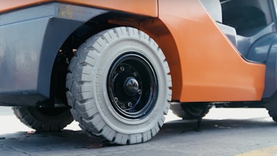 Fleet managers have maintenance budgets and tires are a significant portion of that budget. It can be up to 25 percent, even 30 percent, of the cost of operating a fleet of forklifts.