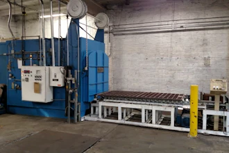 Depicted here is an electric furnace at Kowalski Heat Treating of Cleveland, Ohio. The industrial firm underwent an energy efficiency retrofit through Ohio’s Energy Efficiency Program for Manufacturers.