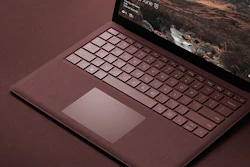 This photo provided by Microsoft shows the company's Surface Laptop, aimed at students. The Surface Laptop is the first Surface device without a detachable keyboard.