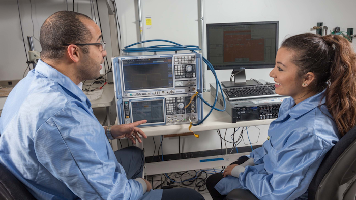 MSU Denver students like Rubi Solis (right) will benefit from Lockheed Martin’s $1 million grant to harness new manufacturing technology for space programs. Rubi will soon join former MSU Denver co-ops like Driss Aba (left) as a full-time employee working at Lockheed Martin Space Systems in Denver.