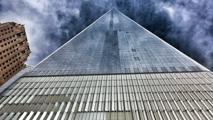 The new One World Trade Center building, made with high-performance concrete.