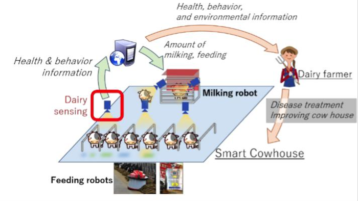 Figure 1. Smart cow house
