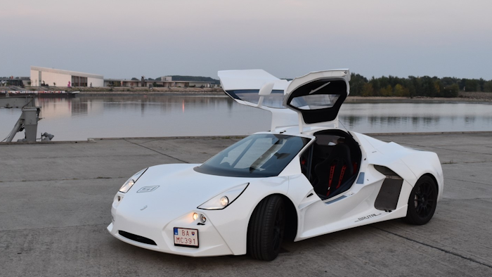 Independent Slovakian car maker's Brutal S1 super sports car is painted with Axalta’s Spies Hecker paint.