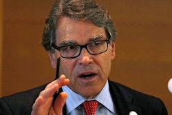 U.S. Energy Secretary Rick Perry speaks during the carbon capture, utilization and storage event, on the sidelines of the clean energy conference held at the China National Convention Center in Beijing, Tuesday, June 6, 2017.