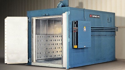 Grieve's No. 852 is an 850°F (454°C), high temperature walk-in oven.
