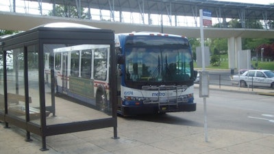 Idling Bus At New Carrollton Station 5943efd1cb7dd