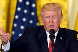 In this May 18, 2017 file photo, President Donald Trump speaks in the East Room of the White House in Washington. A White House official says President Donald Trump is expected to withdraw the United States from the Paris climate accord.