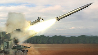 The DeepStrike missile was developed for the Army’s Long-Range Precision Fires requirement. The launcher will fire two missiles from a single weapons pod.