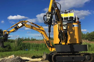 A group of Japanese researchers developed a new concept construction robot for disaster relief situations. This robot has a double swing dual arm mechanism and has drastically improved operability and mobility compared to conventional construction machines.