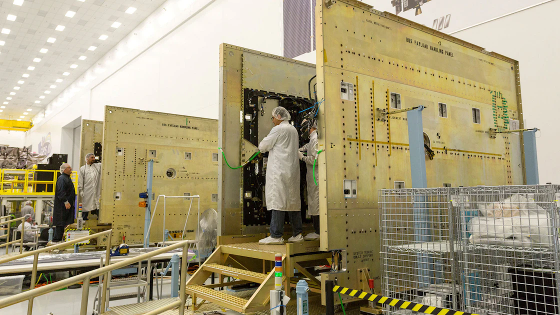 Lockheed Martin Factory Layout Inside Lockheed's Factory Full of Satellites | Industrial Equipment News