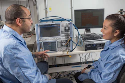 MSU Denver students like Rubi Solis (right) will benefit from Lockheed Martin’s $1 million grant to harness new manufacturing technology for space programs. Rubi will soon join former MSU Denver co-ops like Driss Aba (left) as a full-time employee working at Lockheed Martin Space Systems in Denver.
