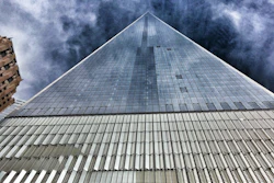 The new One World Trade Center building, made with high-performance concrete.