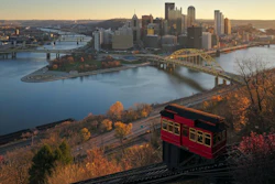Pittsburgh, between its industrial past and a clean, green tech-driven future.