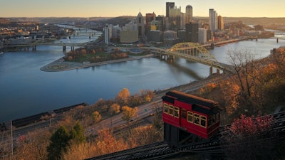 Pittsburgh, between its industrial past and a clean, green tech-driven future.