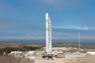 In this Sunday, June 25, 2017, photo released by SpaceX, a SpaceX Falcon 9 rocket is seen before lift off Sunday, carrying 10 more satellites for Iridium Communications, from Vandenberg Air Force Base, Calif. SpaceX has succeeded in landing a Falcon 9 first-stage booster on a vessel in the Pacific after a launch from California. The rocket lifted off from Vandenberg Air Force Base at 1:25 p.m. Sunday. It was carrying 10 satellites for Iridium Communications. The first-stage booster landed about 7 minutes later. The Falcon's second stage is continuing to carry the satellites toward orbit.