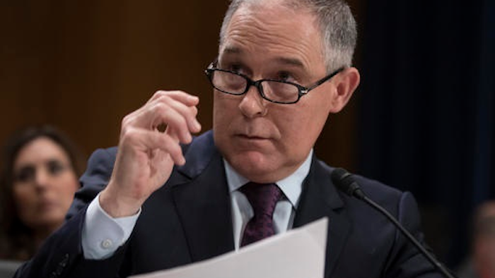 EPA chief Scott Pruitt.