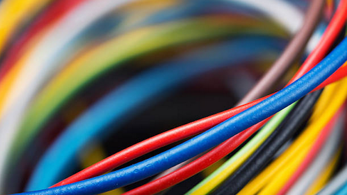 Thermocouple wires.