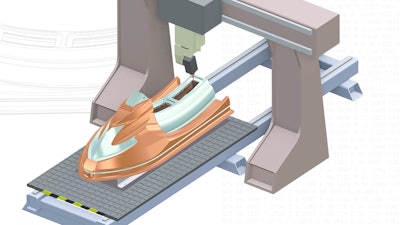 Feature Based Machining evaluates a part’s features and automatically designs an effective machining strategy.