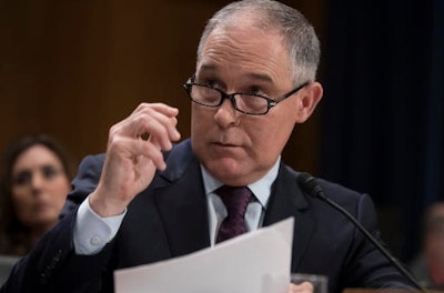 EPA chief Scott Pruitt.