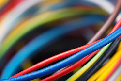 Thermocouple wires.