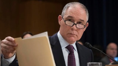 EPA chief Scott Pruitt.