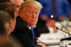President Donald Trump listens during a 'Made in America,' roundtable event in the East Room of the White House, Wednesday, July 19, 2017, in Washington.